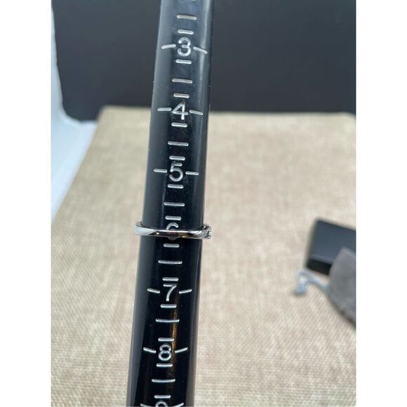 New Avon Purple Peace Sterling Silver CZ Ring Size 6  Collectors or Gift Idea - Picture 13 of 14